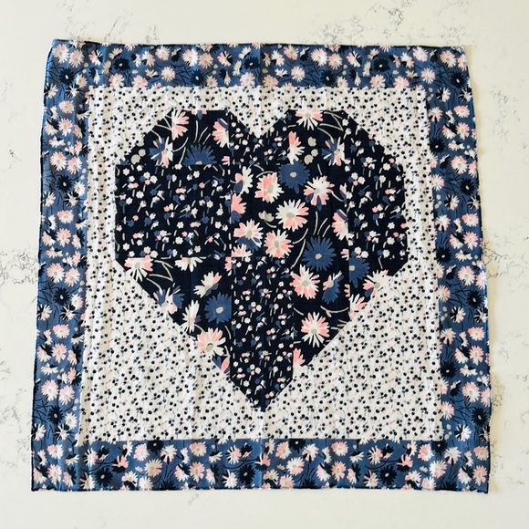 Madewell Accessories - Madewell 100% Cotton Heart Bandana